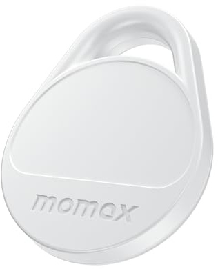 MOMAX Key Finder, Tracker Tag Works with Apple Find My (iOS 18+ Only), Key Tracker with APP,Sound Location, Key Locator Tracker tag for Luggage, Suitcase, Wallet