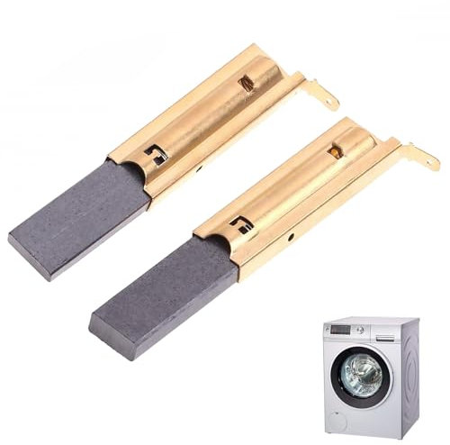 GVSS 2 Pièces Balais de Charbon L94MF7 pour Moteurs de Machines à Laver à Tambour 5 x 13,5 x 39,6 mm,Brosse de Charbon de Moteur Électrique,Accessoires de Remplacement pour Lave-Linge