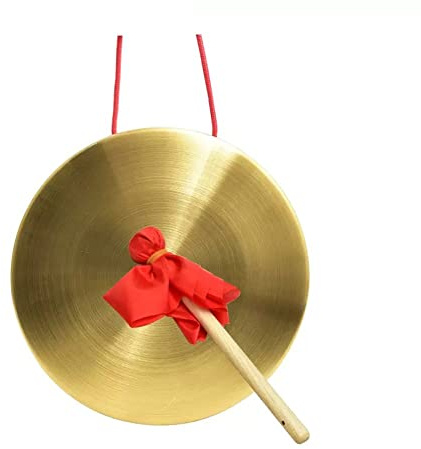 gong platillos gong tibetano instrumentos musicales Accesorios de rendimiento 9Cm-42Cm Recubrimiento de acero puro hecho a mano Calzada La calzada es adecuada para celebraciones de festivales(Color:15