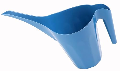 PRADICHI Small Watering Can – 1.25L Long Spout Indoor & Outdoor Plant Watering Pot for Houseplants, Garden & Flowers – Lightweight, Durable Plastic Water Jug (Blue)