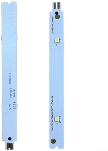 Gdfnmogo Barra de luz LED de repuesto para refrigerador Siemens para Bosch BSH8001029849, iluminación interior de metal, 111 x 11 mm, fácil instalación, eficiencia energética