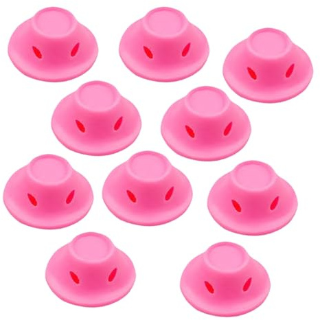 Bigoudis Sans Chaleur Bigoudis Réutilisables pour Cheveux Longs | Coiffure Salon à 10 Mèches Pour Femmes Accessoire De Nuit Pour Boucles Naturelles