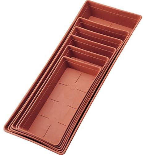 5PZ SOTTOCASSETTA BAMA PP TERRACOTTA CM 50X20 H.CM 6