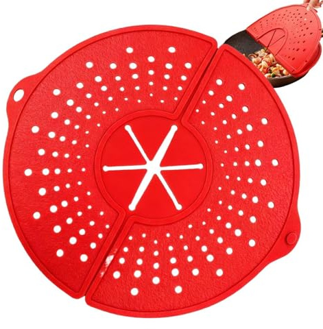 Foldable Oil Guard, Silicone Frying Pan Cover, Rotating Design with Easy Storage, Splash Guard for Frying Boiling Stewing, Kitchen Tool with Practical Style, Cooking Gadget for Home