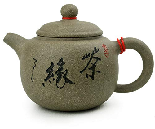 Théière 212,6 g en argile chinoise Yixing authentique faite à la main Xishi Pots Zisha Bouteille Bocal à vin (Xishi Changshen)