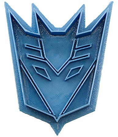 Cuticuter Decepticon Cortador de Galletas Transformers, azul