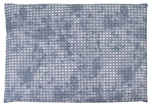 GIRAFFENLAND Traubenkernkissen 30 x 20 cm, used-look grau-blau. Als Wärmekissen & Kältekissen. Körnerkissen für Mikrowelle und Backofen - 30x20cm