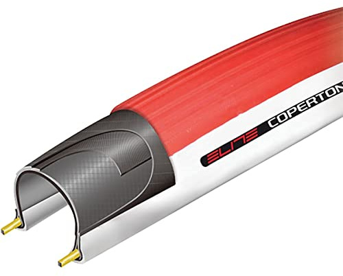 eLITe Reifen Coperton Heimtrainer 700 x 23C 23-622, rot