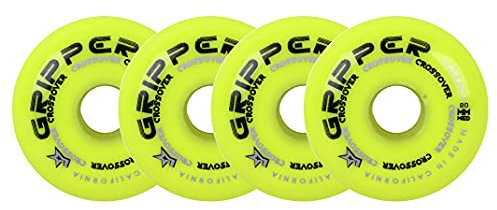 Labeda Rollen-Hockey-Räder, Crossover, Medium, 80 A, Gelb, 80 mm, 4 Stück