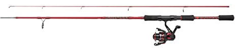Mitchell Tanager Red Spinnrute und Rollen Combo - Raubfisch-Spinnfischen - Hecht, Zander, Barsch, Forelle