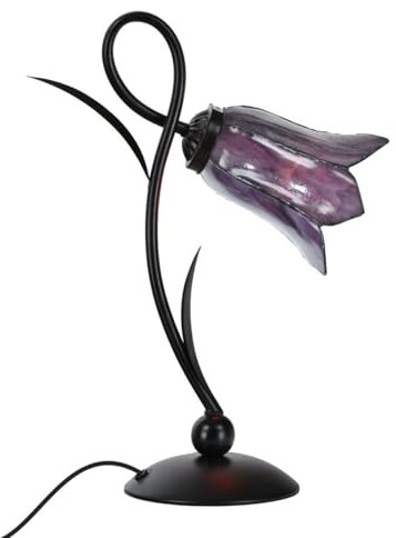 Art Deco Trade - Tiffany Lampe de Table Lovely Gentian Purple