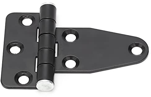 T Hinge,Shed Door Hinge T Shape Shed Door Hinges Thickened Stainless Steel Gate Shelter Hinge Metal Tee Hinges Heavy Duty Ship Accessory for Cabinet Barn Doors Fence Garden Storage Rooms