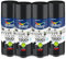 Dulux Valentine Peinture Intérieure et Extérieure Aérosol Color Touch - Brillant Noir 400 ml - Lot de 4