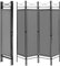 Multigot 4 Panel Room Divider, Folding Protective Screens, Movable Partition Privacy Separator for Living Room Bedroom Office (Grey)