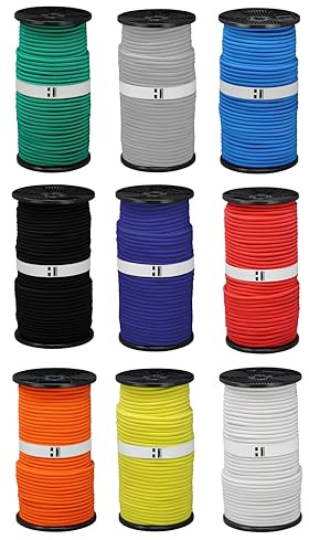 Hummelt® SilverLine-Rope Expanderseil Gummiseil 8mm 20m grau