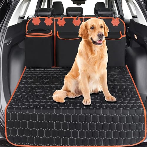 NBVGFGDF Kofferraumschutz Hund, für Suzuki Ignis II SUV 2016 Reißfeste und wasserdichte Kofferraum-Hundematte mit Seitenschutz Auto Kofferraum Hundedecke,L(200 * 137cm)
