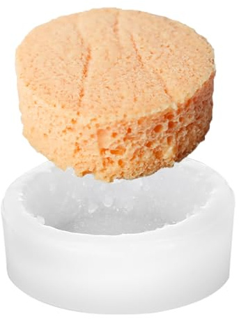 Liobelon Molde redondo para fondant para pan, molde de silicona artificial para alimentos, moldes de vela en forma de pan tostado, moldes de jabón de pan esponjoso simulado, molde de aperitivos con