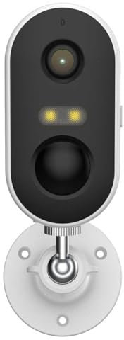 ARENTI GO1 - Telecamera di sorveglianza IP wireless 3 MP, funzionamento a batteria, 100% senza fili, con riconoscimento personale basato sull'intelligenza artificiale