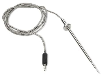 Weber Premium-Lebensmittelthermometer mit Kabel, 3 Temperatursensoren für präzise Ergebnisse, extra dünn, aus Edelstahl, bis zu 300 Grad °C (3400321)