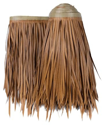 Rouleau de toit hawaïen synthétique pour décoration de fête de plage, palmier mexicain, jardin, clôture, 0,5 x 10 m, décoration extérieure