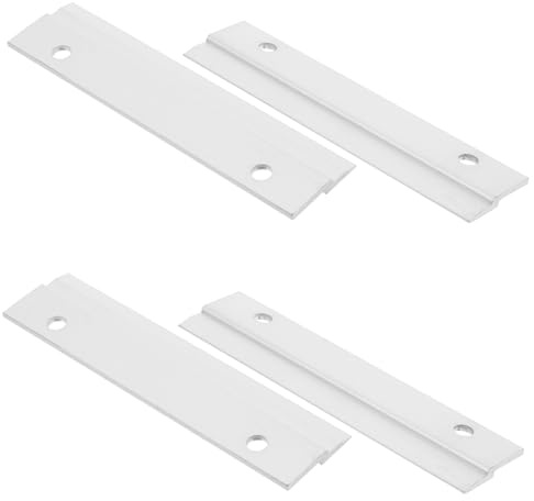 Operitacx 2 Paare Schwere Z Klemm Bilderhaken aus Aluminium Ineinandergreifendes Wandhalterungs Stabiler Bilderaufhänger für Rahmen und Spiegel Einfache Montage Flaches Design