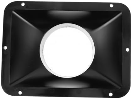 GOOHOCHY Range Hood Duct Connector Air Vent Adapter Rectangular Plastic Flange for DIY Ventilation Interface and Exhaust System
