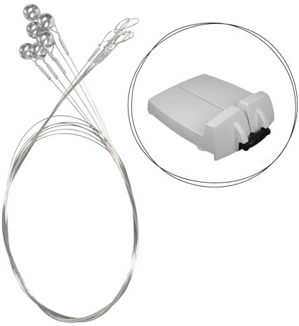 BOSKA Cheese Commander PRO+ Cutting Wires - 6 Set Replacement Wires - Spare Cheese Wires - Wire Slicer - Durable Spare Wire Set - Ultra Strong Wire