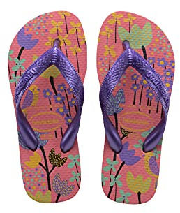 Havaianas Flores, Infradito Unisex - Bambini, Rosa (Porcellana Rosa), 23/24 EU