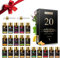MAYJAM Juego De Aceites Esenciales 20pcs, Set De Regalo De Aceites Esenciales Para Difusor, Humidificador - Lavanda JazmíN Eucalipto Vainilla SáNdalo Naranja Dulce Rosa Bergamota Y MáS