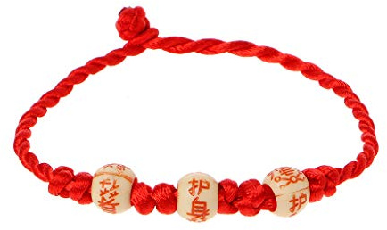 MISHITI Protection de Bracelet tressé à Cordes Rouges Kabbalah pour Les Bijoux d'amulette de Bonne Chance