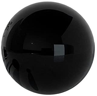 Edelstahl-Dekorkugel, 90 mm [3 Stück] Hohlkugel, runde Kugel, Edelstahlkugel, Metallkugel, hohle Hohlkugel-Schwarz