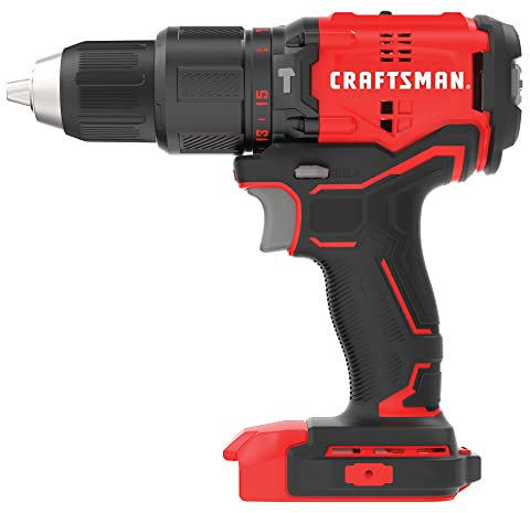 CRAFTSMAN Trapano a percussione a batteria da 20 V, senza spazzole, velocità variabile, solo strumento (CMCD731B)