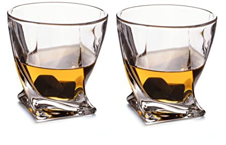 Thumbs Up Whisky Gläser - Twisted (2er Set) inkl. Kühlsteinen