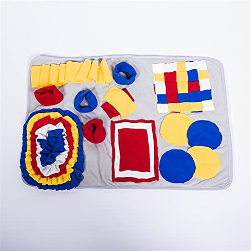 Schnüffelteppich für Hunde Hund Schnappmatte Puzzle Spielzeug erhöhen IQ Langsame Abgabe des Feeder PET Cat-Welpen-Trainingsspiele FütterungFeding Food Intelligence Spielzeug Schnüffelkissen für Haust
