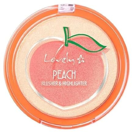 LOVELY. Illuminateur et Fard à Joues Peach - Highlighter and Blush