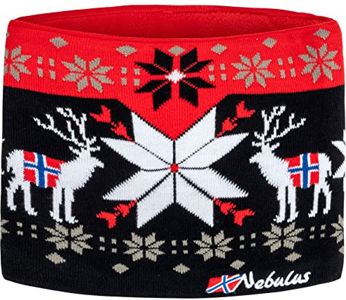 Nebulus Unisex Loop TUBE, Norweger-Strickschal, warmer & kuscheliger Schal