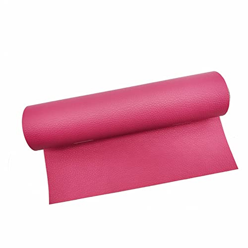 Surriba Selbstklebende Leder, Kunstleder Flicken Selbstklebend Reparaturset für Motorrad Sofa Rückenlehne Stühle DIY-Basteleien Stifteetui Handtasche 20 * 120 Art Helles Rosa