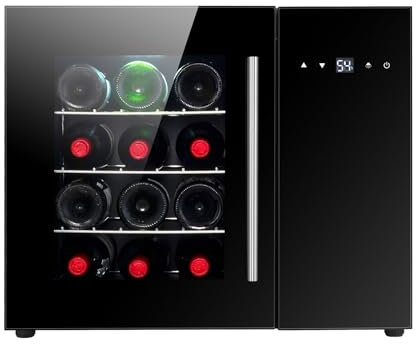 Elektronischer Weinschrank für 12 Flaschen, Weinschrank mit konstanter Temperatur, Haushaltskühlschrank, Teeschrank, kleiner Mini-Zigarrenschrank