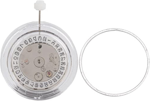 EMUKOEP Mouvements de Montre Nh35 Mouvement 9 × 8 × 3 2813 Mouvement de Montre Automatique Mécanique Montre Mouvement Pièce de Rechange Blanc 2813 Hommes