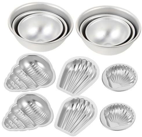 ULDIGI 12 Stück Selbstgemacht Badesalz Kugelform Aus Aluminiumlegierung Langlebig Formstabil Für Badekugeln Seifenherstellung Einfache Entformung Fürs Basteln