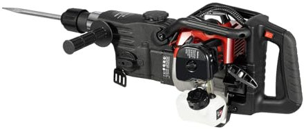 Martello demolitore 3 in 1, 1000 W, 5300 rpm, monocilindro, raffreddamento ad aria, martello a scalpello, martello a percussione, martello per calcestruzzo, colore nero con silenziatore, grande