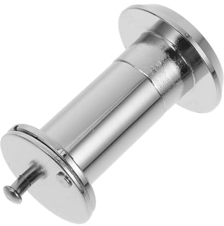 Uonlytech 200-degree Wide Angle Door Viewer Peephole with Privacy Cover Heavy Duty Zinc Alloy 14mm Aperture for Home Office and Hotel Doors