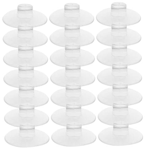 OKUMEYR 20pcs Suction Cup Clips for Desk and Wall Suction Cup Mounts Cable Holder Organizer Fasteners Hooks Fixing Buckle