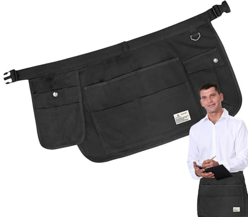 Garten-Werkzeuggürtel – Taschen-Werkzeuggürtel, Gartengürtel, verstellbare | Gartengürtel, flexible Taillen-Werkzeuggürteltasche, multifunktionale Canvas-Taillenschürze, Werkzeugtasche für