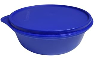 Tupperware Sommer Drops Schüssel mit Deckel auslaufsicher Hitparade Frischedrops 600ml 600 ml Frischhaltedose blau