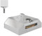 Outsunny Forno per pizza portatile da 20,3 cm, in acciaio inox, con termometro integrato e finestra di visualizzazione, per barbecue a gas e carbone, include maniglie per il trasporto, pietra per