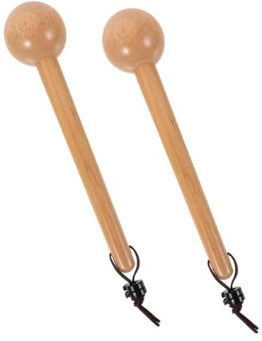 GALPADA 2Pcs Baseball Glove Mallet Wooden Shaper for Men Softball Mitts Break-in Tool Heavy Firm Pressure Smooth Surface for Comfortable Fit and Match Use