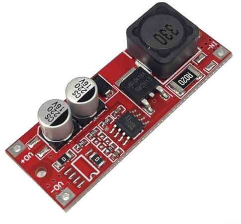 3 7 5 V entrada a 9 V 12 V 15 V CC convertidor de impulso módulo regulador de voltaje con corriente de salida de 1 A para alimentación de dispositivos electrónicos (15 V)