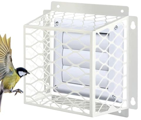 Protección para pájaros para ventilación de secadora: acero resistente a la intemperie, cubierta de ventilación galvanizada de 7 x 5 pulgadas, protección contra aves, apto para rejillas de ventilación