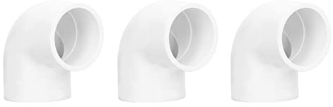 FTVOGUE Raccordi per Tubi in PVC da 12 Pezzi, Gomito a 90 Gradi per Sistemi di Acqua Fredda, Adattatori in Plastica Bianca per Irrigazione e Piscine (32 mm)